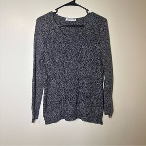 Allison Daley Black and White Knit Top